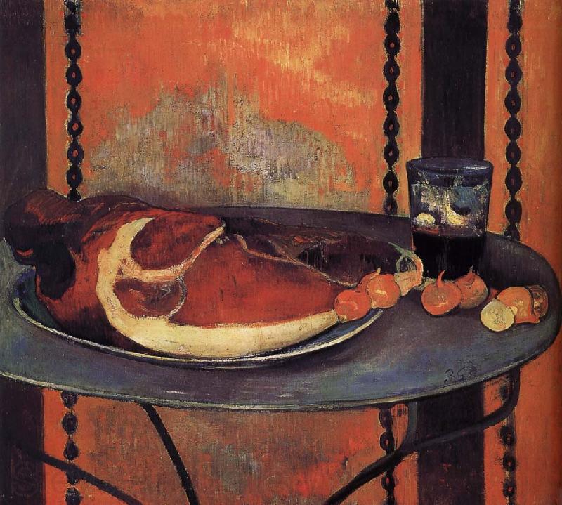 Paul Gauguin There is still life ham Norge oil painting art